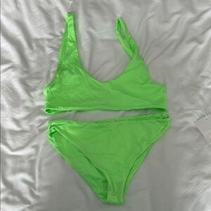 Vibrant Green Bikini Set